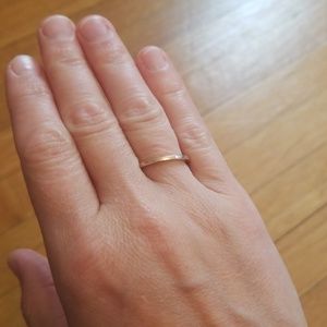 Size 5 14k Rose Gold Band Ring